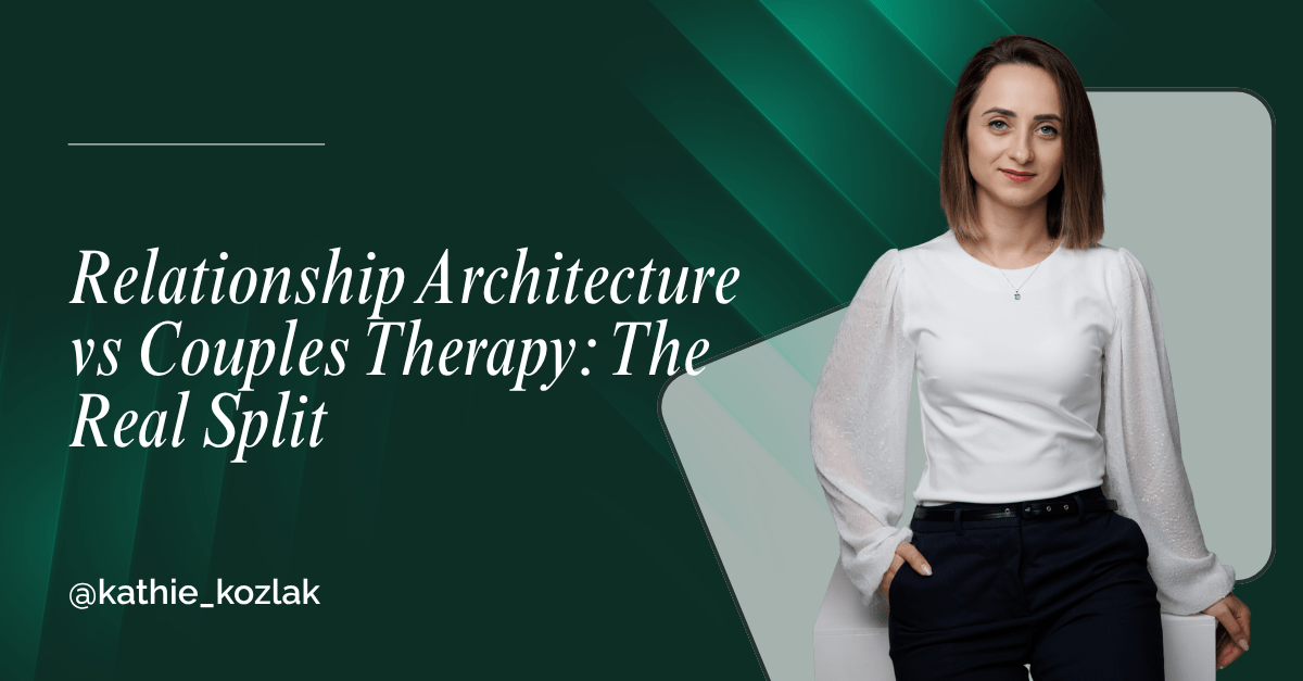 Read more about the article Relationship Architecture vs Couples Therapy: The Real Split